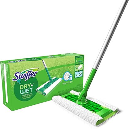 Swiffer Sweeper 2-in-1 Mops for Floor Cleaning, Dry and Wet Multi Surface Floor Cleaner